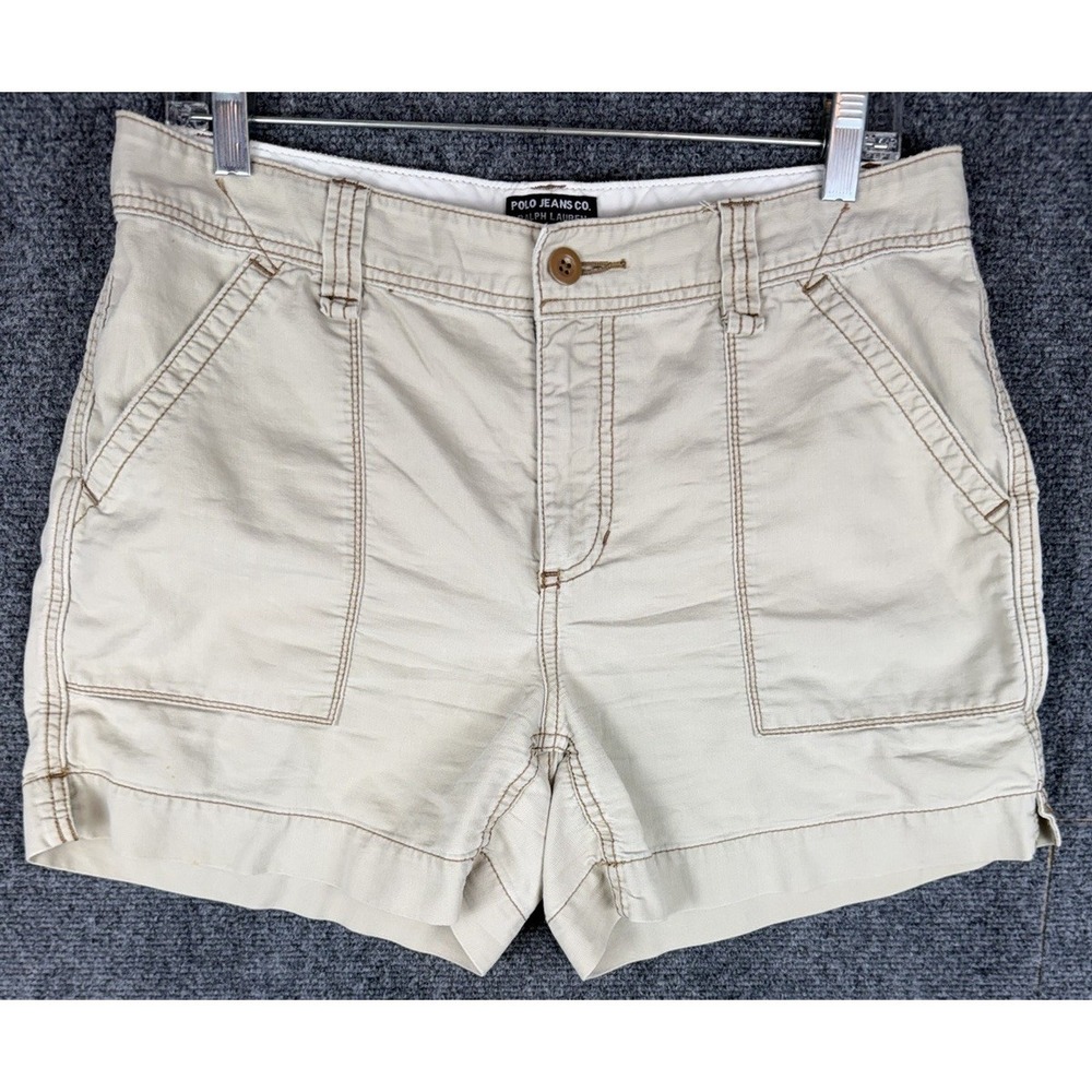 Polo by Ralph Lauren Khaki Cotton Jean Shorts